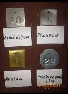 Pločice sa brojevima za pečenjare
