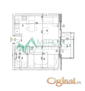 Novi Sad, Telep - Jednoiposoban stan 40m2 