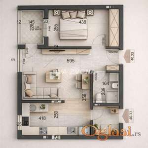 DVOSOBAN STAN – TELEP – 40.43 m²-PETI SPRAT