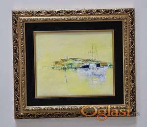 Ulje na platnu - Zuto predvecerje, prelepo!