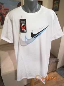 Nova muska pamucna markirana majica Nike u velikom broju 4XL 6XL Bela Novo