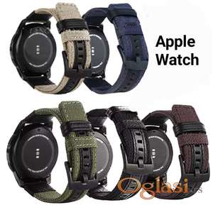 Platnena narukvica Apple Watch 9 8 7 6 5 4 3 2 1 SE Pro kaiš