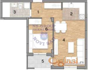 Dvosoban stan na Telepu sa PDV-om