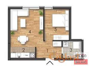 TELEP, 41m2, Dvosoban sa pdv, Renomiran investitor