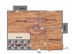 Trosoban,odlican,Grbavica