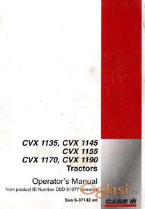 Case CVX 1135 - 1145- 1155- 1170 - 1190 Uputstvo za rukovanje i održavanje