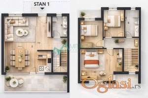 MODERNA TOWNHOUSE KUĆA – Vaš porodični dom, 89 m2 