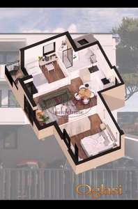 Novi Sad, Vetenik-Lipov gaj, perfektan dvoiposoban stan sa povratom PDV-a