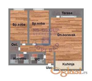 Trosoban,odlican,Bulevar Patrijarha Pavla