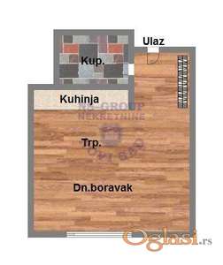 30m2 Garsonjera, Telep