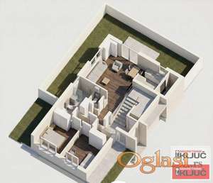 SREMSKA KAMENICA, 68m2 + Dvorište 45m2, Trosoban sa pdv, Parking, SMART HOME