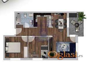 Trosoban stan u novogradnji - EXTRA