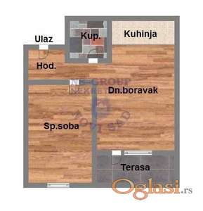 Dvosoban stan u izgradnji sa PDV-om