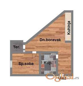 Jednoiposoban stan u izgradnji