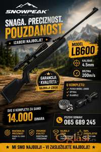 Vazdusna puska LB600 ceo set