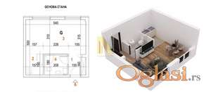 NOVA garsonjera na Telepu (CENA SA PDV-OM)
