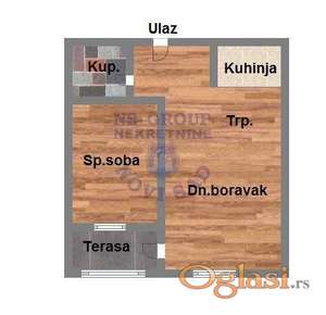 Jednoiposoban stan u izgradnji na Telepu!