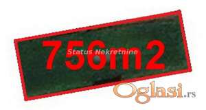 Begeč-Uknjižen Građevinski Plac 756 m2 u Urbanom delu na Top Lokaciji-065/385 8880