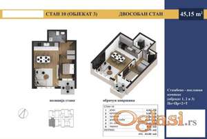Odličan dvosoban stan! Sa pdv-om! 1.Sprat