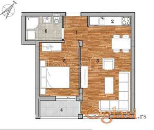 NOVI SAD - TELEP JUŽNI - 42.17 m2