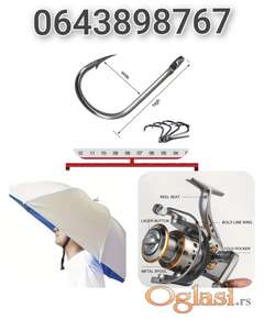 Suncobran za glavu 77cm BILLINGS 6000 i Udice 500komada