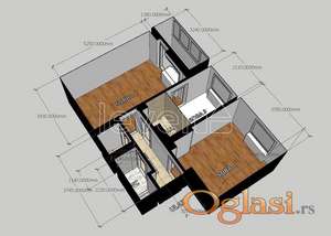 NOVI SAD - BULEVAR OSLOBOĐENJA - 51.00 m2