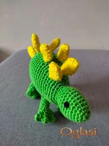 Amigurumi igračke Dinosaurus Stegosaurus