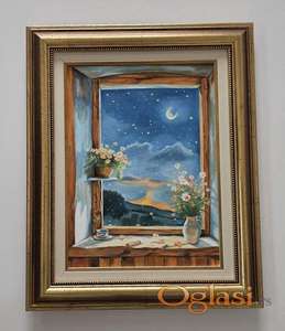 Ulje na platnu - Tiha carolija noci