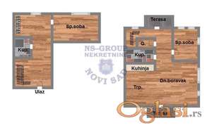 Fantastična izgradnja u Futogu-93m2-trosoban!