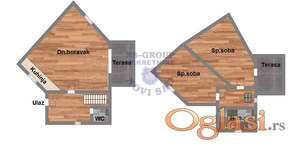- 75m2 - Dupleks stan u nizu - Novogradnja -