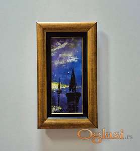 Ulje na platnu - More, noc. Slika 5