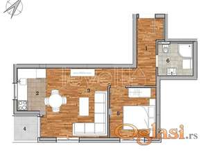 NOVI SAD - TELEP JUŽNI - 44.89 m2