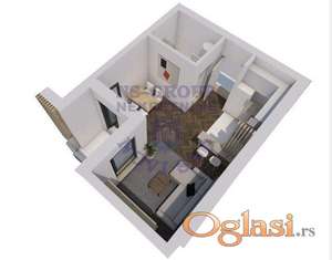 Garsonjera 29m2 - Petrovaradin, Mišeluk