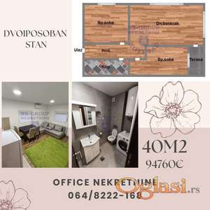 Namešten stan u novogradnji !
