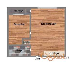 Odličan dvosoban stan Telep