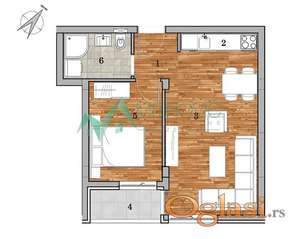 Dvosoban stan - Telep  42m2