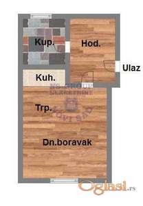 Garsonjera, 25m2 Adice