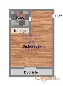 Garsonjera 24m2 Adice