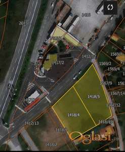Izdavanje placa – Rušanj | 2.512 m²