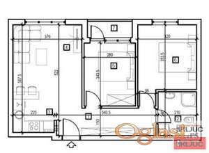 ADICE, 57m2, Dvoiposoban sa pdv