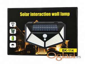 Solarna LED zidna lampa BK-114