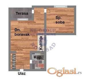 Jednoiposoban 30m2 Bulevar patrijarha Pavla