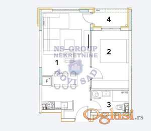 Dvosoban 44m2 Vrdnik