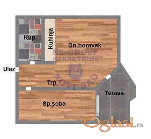 Dvosoban stan u izgradnji na Telepu