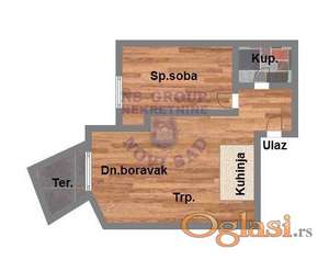 - 41m2 - Odličan dvosoban - Top kvalitet - TELEP -