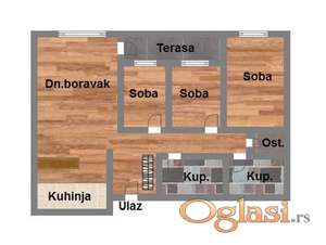 Četvorosoban stan u izgradnji na Adicama!