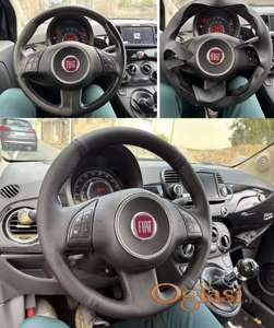 Kožne navlake celog volana, kao fabričke- Fiat 500 500C (GQ/S) i ABARTH