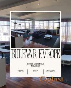 Kompletno namešten na Bulevaru Evrope !