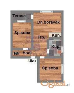 Dvoiposoban 46m2 Klisa