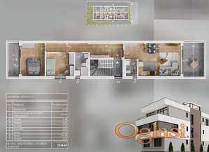 Savremena novogradnja u manjem stambenom objektu